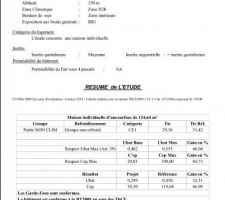 étude thermique (suite)