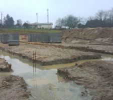 Semelles coulées mais il y a de l'eau...c'est grave ?