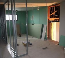 Toilette suite parentale et dressing