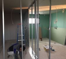 Toilette suite parentale et dressing