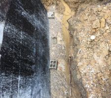 Drainage p&eacute;riph&eacute;rique refait