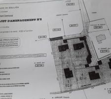 Plan du lotissement, situation de notre terrain