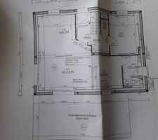 Les plans de notre maison