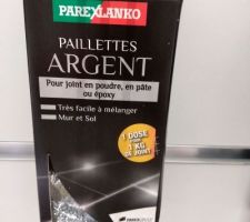 Paillettes pour mettre dans les joints de la douche