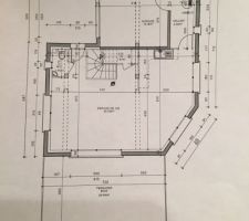 Plan définitif RDC avec fenêtre bandeau panoramique rajoutée au Nord