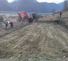 Création de la plateforme de la maison