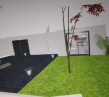 Jardin devant 3D