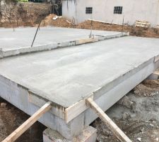 Dalle de la terrasse