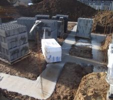 Livraison matériaux pour vide sanitaire