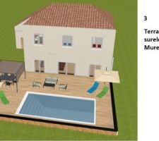 Idee 3: terrasse completement surelevee