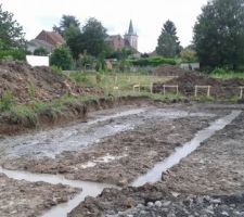 Fondations en cours de r&eacute;alisation.