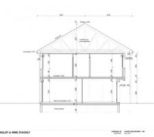 Plan coupe sur entrée