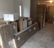 Livraison de la cuisine Schmidt, tellement hâte de l'installer!