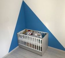 Peinture terminé pour la chambre de bébé