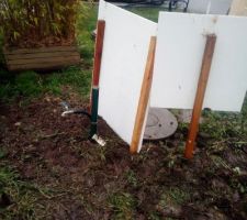 Notre robinet pour l'eau est installé