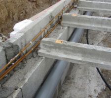 Vide sanitaire et dalle en construction