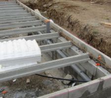 Vide sanitaire et dalle en construction