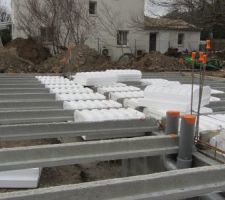 Vide sanitaire et dalle en construction