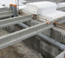 Vide sanitaire et dalle en construction