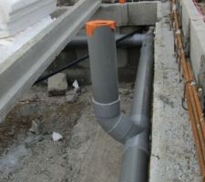 Vide sanitaire et dalle en construction