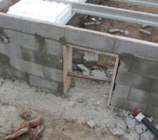 Vide sanitaire et dalle en construction