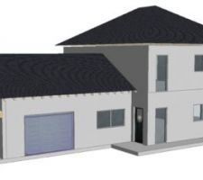 Plan 3D de notre futur maison