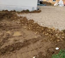 Futurs 4 places parking , au bout d'un an quand le terrain sera tassé et qu'on embourbera pas les autos ???