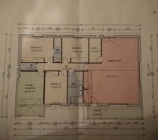 Plan maison 103 m2