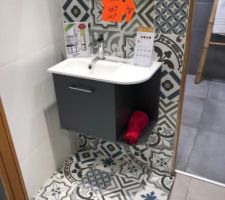 Carrelage Patchwork WC Etage