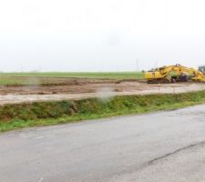 D&eacute;but des travaux de viabilisation