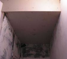 Faux plafond avec decrochement