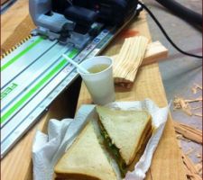 Une soirée d'hiver à l'atelier ;)