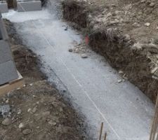 Fondations coulées !