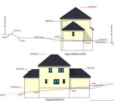 Plan Maison avec modification du terrain