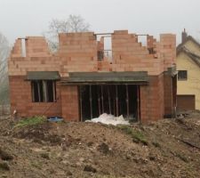 El&eacute;vation mur &eacute;tage