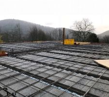 Pose ferraille plancher &eacute;tage