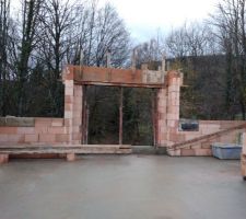 El&eacute;vation mur &eacute;tage