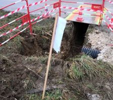 Debut des raccords de la saur pour l'eau et l'assainissement