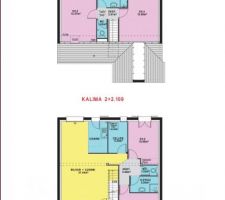 Plan de Maison (RDC + Combles)