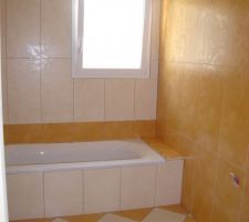 Salle de bain avant l'installation du meuble salle de bain