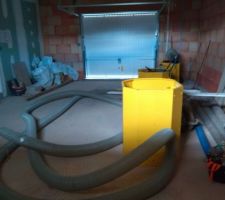 Fin du remblaiement (quand même nos combles du garage isolées)