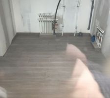Carrelage fini, désolé c?etait Ferme