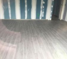 Carrelage fini, désolé c?etait Ferme