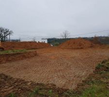 Debut du terrassement : impressionnant
