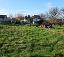 Vu fond terrain limite droite