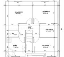 Plan de l'étage.