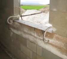 Coffrage pour mise à hauteur des fenêtres