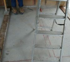 Préparation escalier
