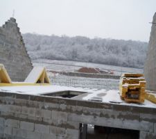 Livraison de la charpente