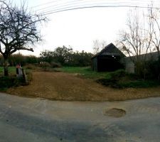 Busage du foss&eacute;, acc&egrave;s chantier agrandit